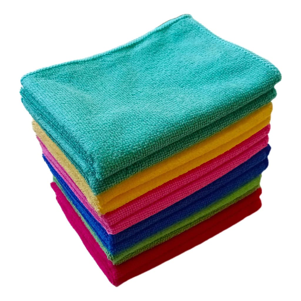 Kit 10 panos microfibra