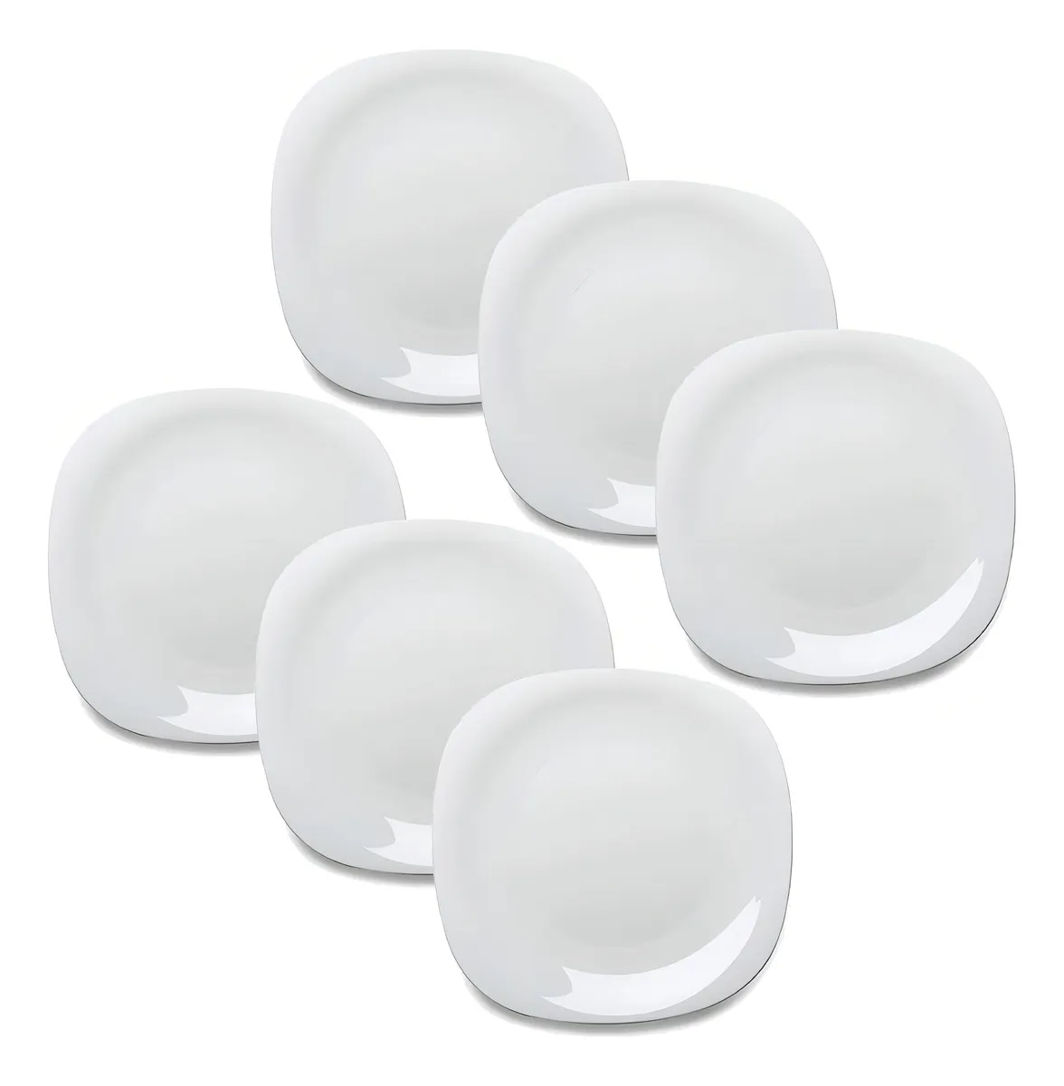 Kit 6 pratinhos sobremesa