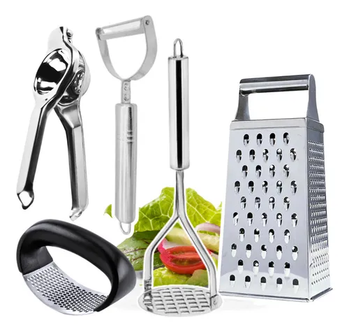 Kit Descascador+ Amassador + Escorredor+ Espremedor